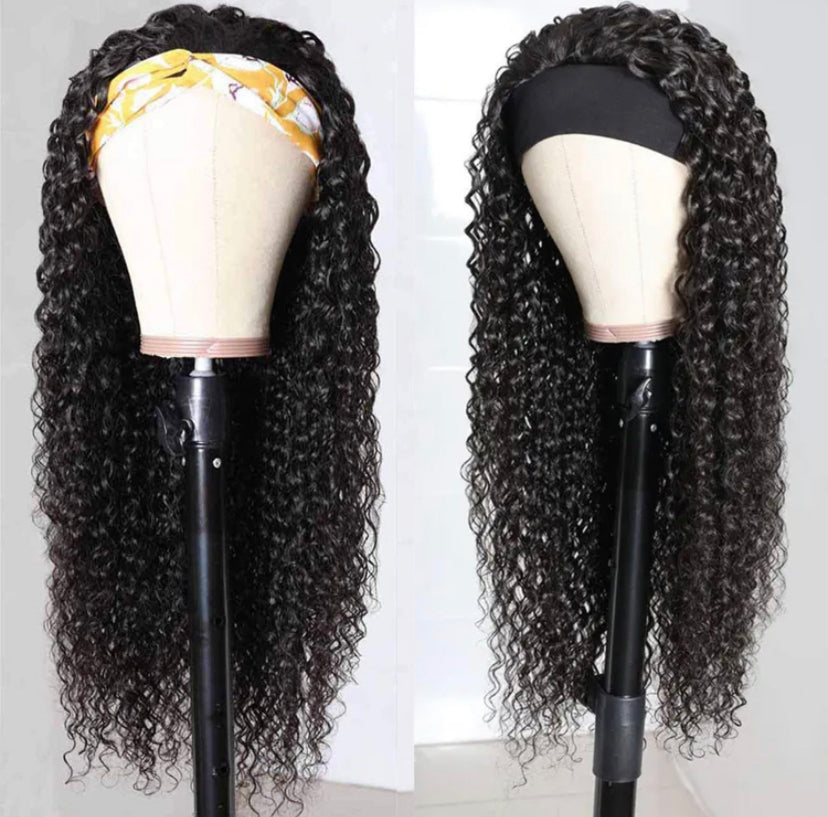 Headband Wig Human Hair