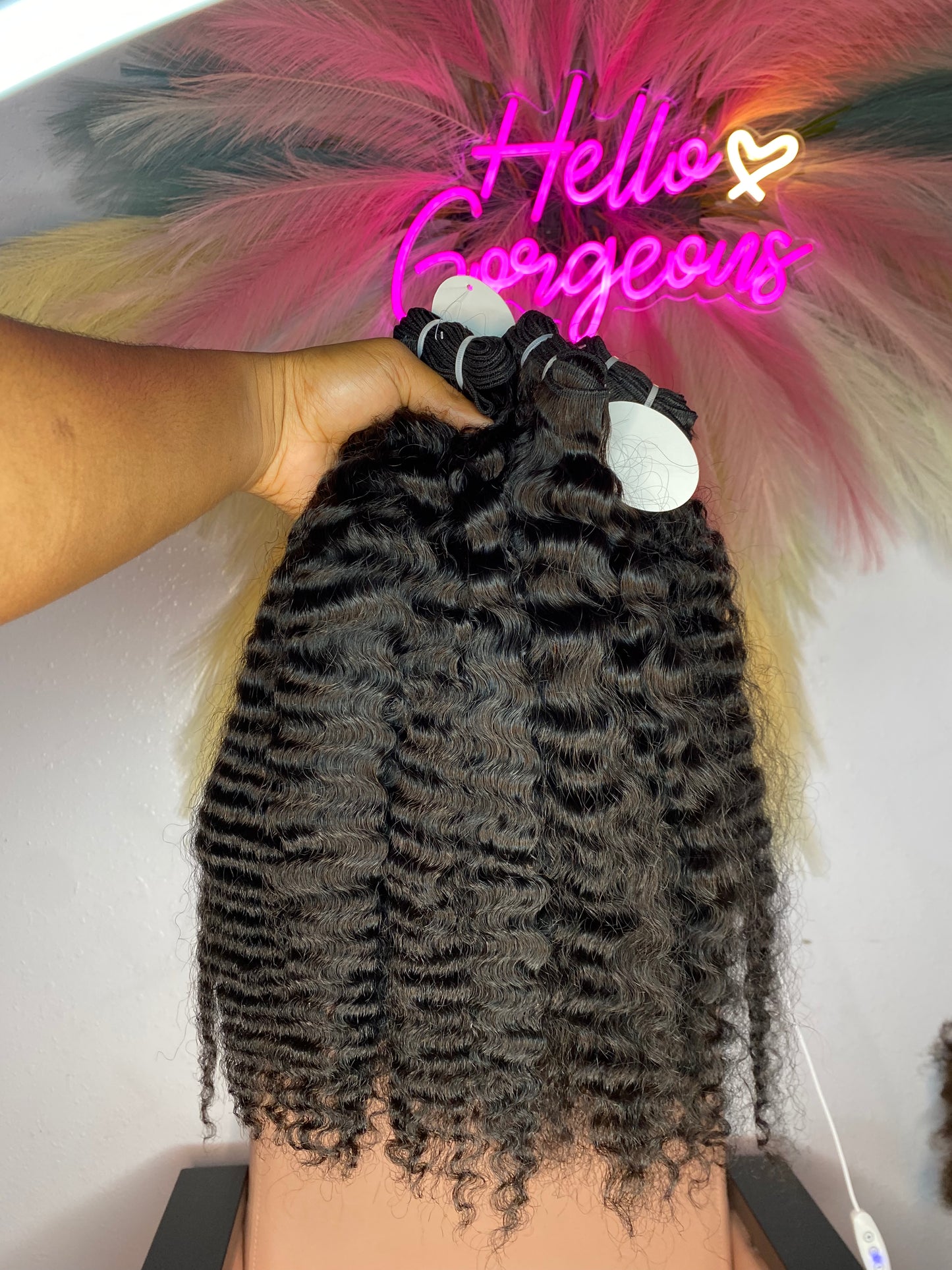 Raw Burmese Curly Bundles